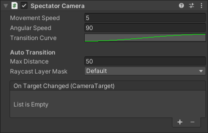 Camera Target Component