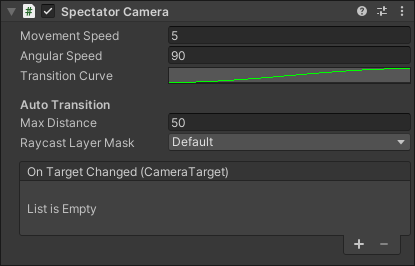 Spectator Camera Component