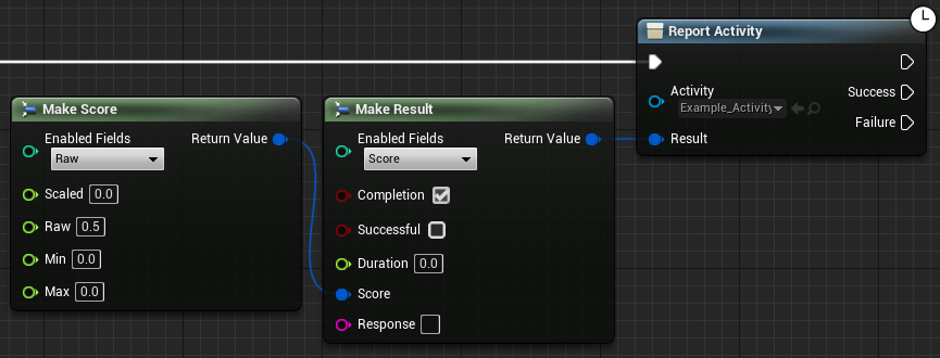 Example: Send a statement for an activity with a raw score value of 0.5